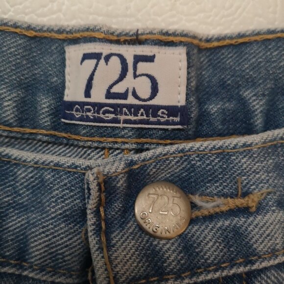 725 Originals Ladies Straight Leg Blue Jeans - Picture 3 of 7